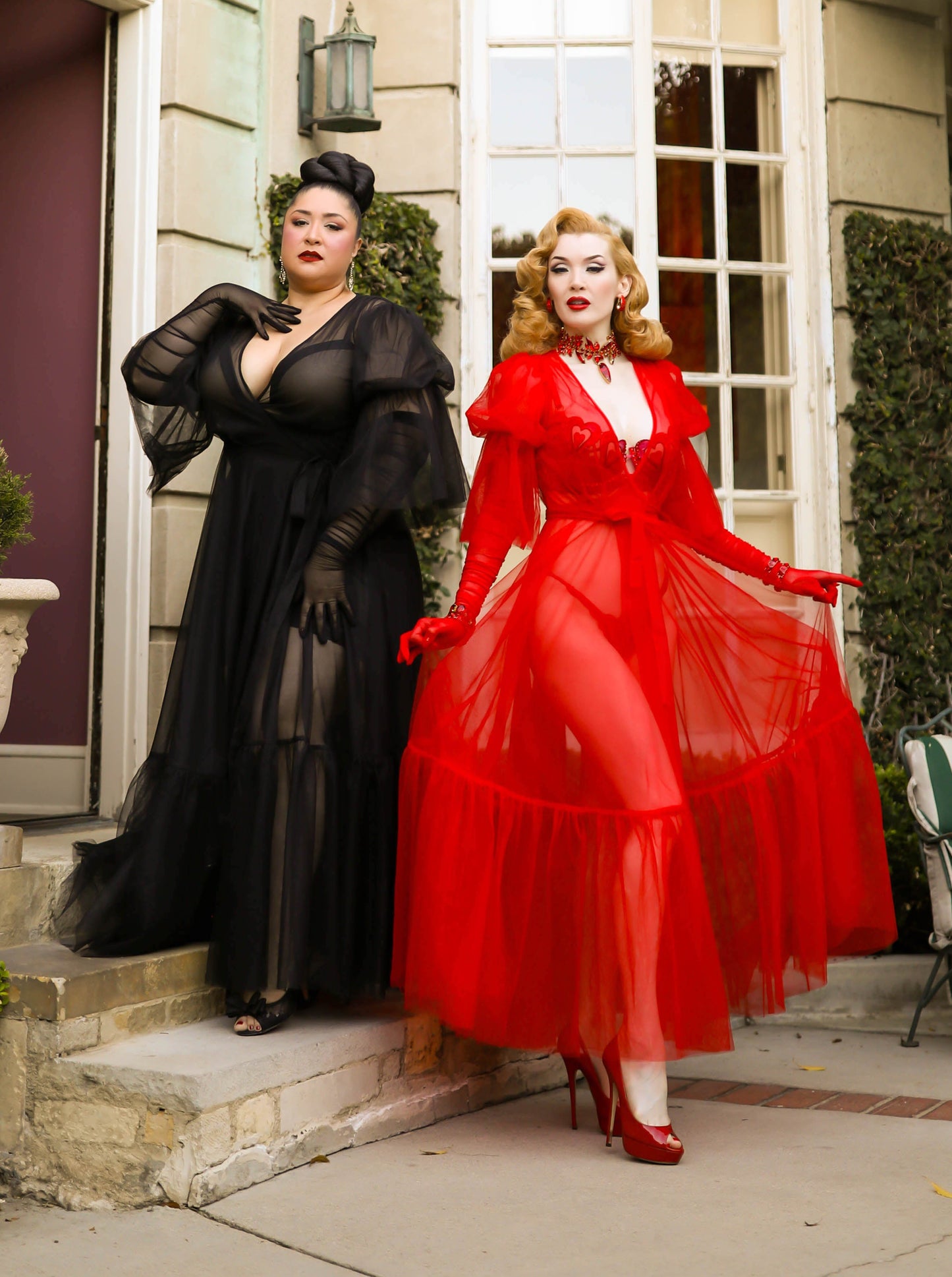 Timeless Temptress Tulle Robe Dress By Elle Rebel