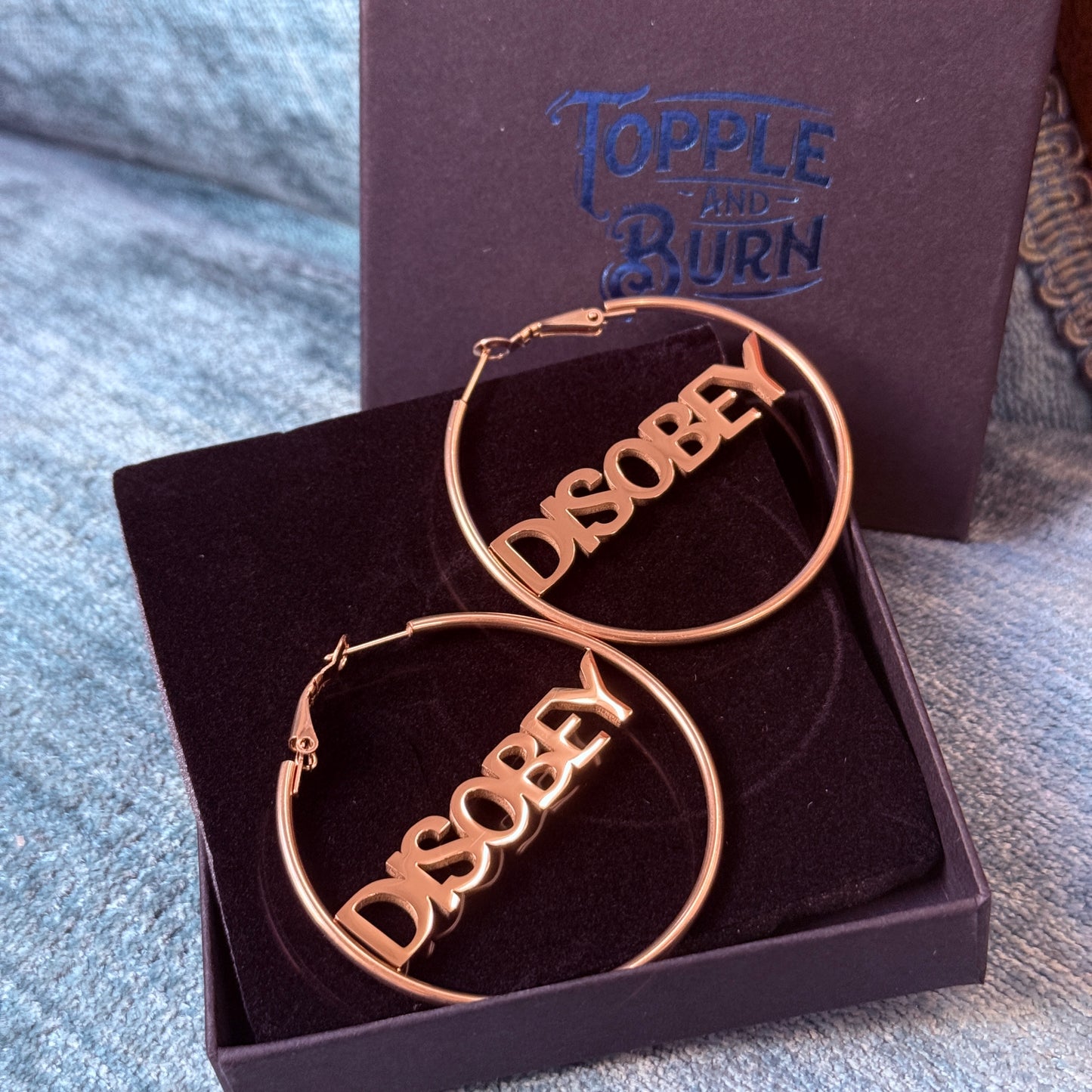 Disobey Hoops by Topple and Burn
