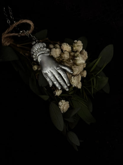 Victorian Hand necklace by Seance