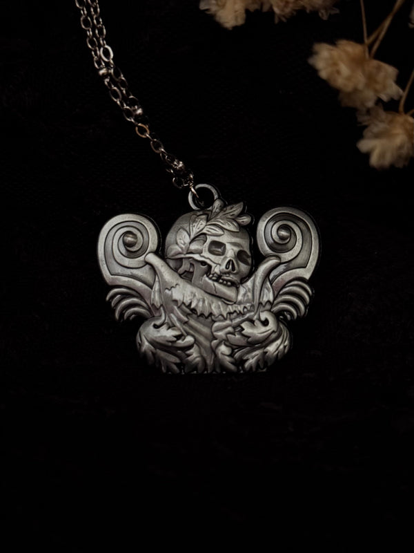 Carved In Stone- Skull and Plumes by Seance Perfumes