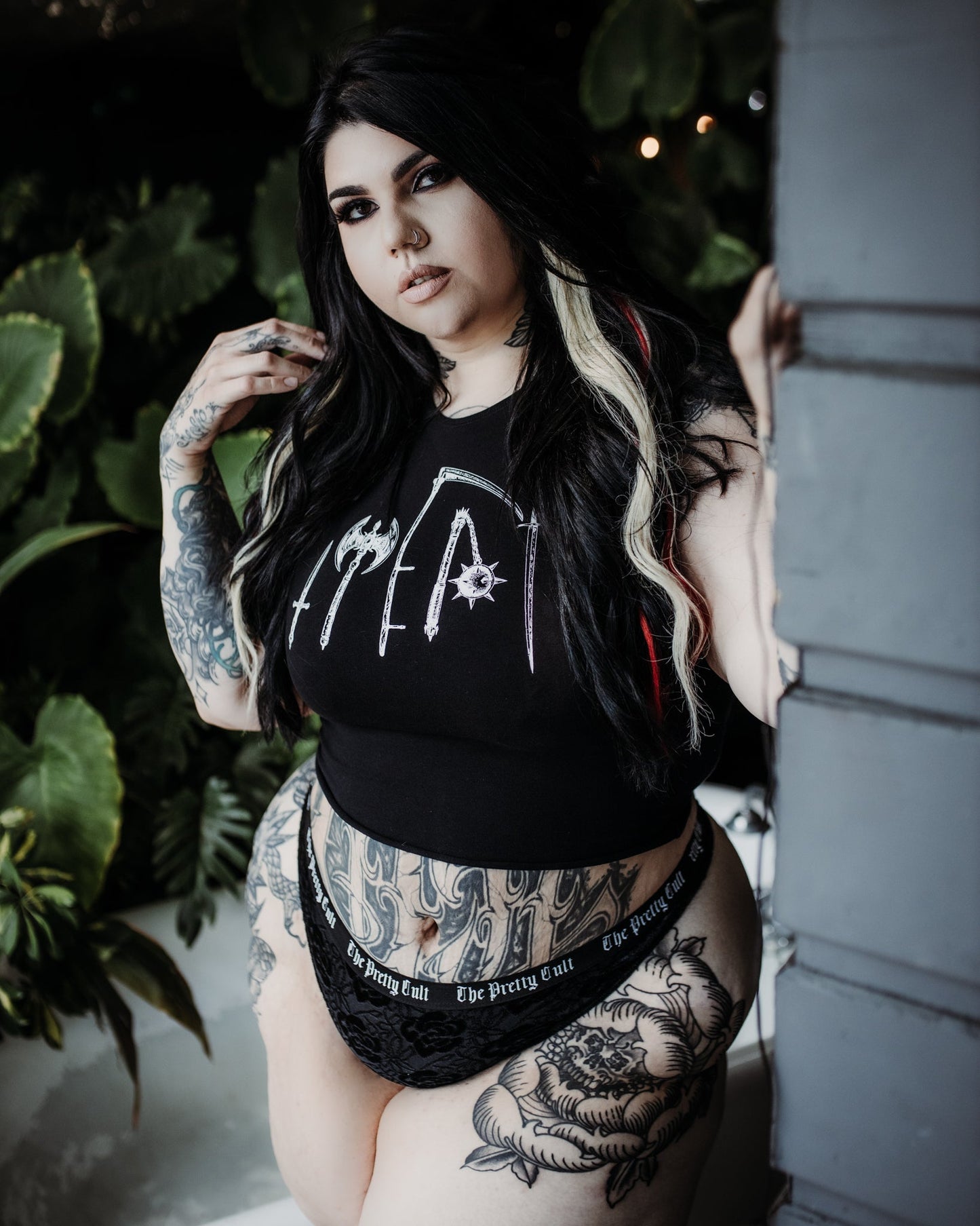 Van Helsing Crop Top by The Pretty Cult
