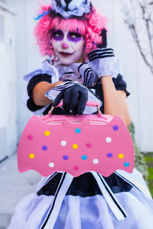 Weasl Wear Circus Cookie Bat Crossbody Bag