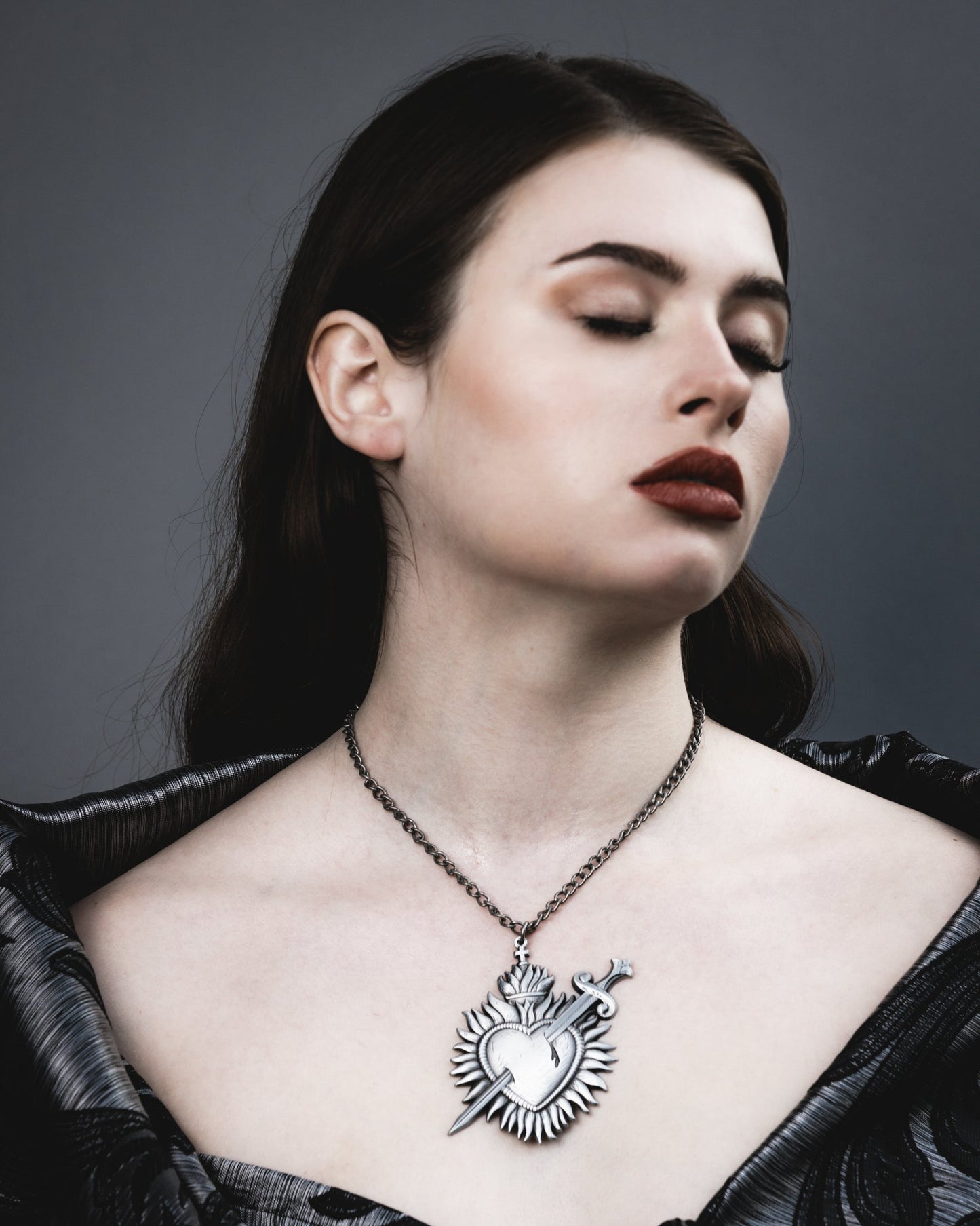 Sacred Heart Necklace by The Pretty Cult