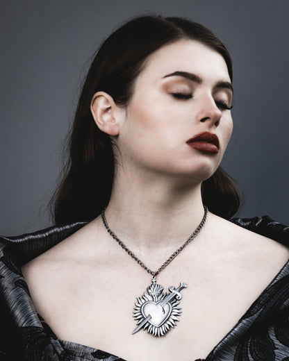 Sacred Heart Necklace by The Pretty Cult