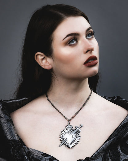 Sacred Heart Necklace by The Pretty Cult