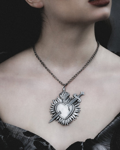 Sacred Heart Necklace by The Pretty Cult
