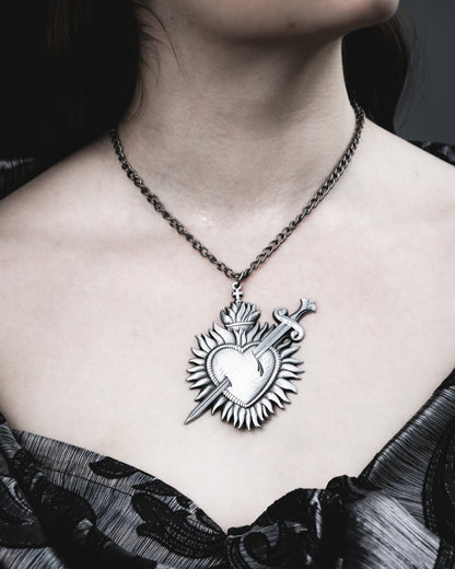 Sacred Heart Necklace by The Pretty Cult