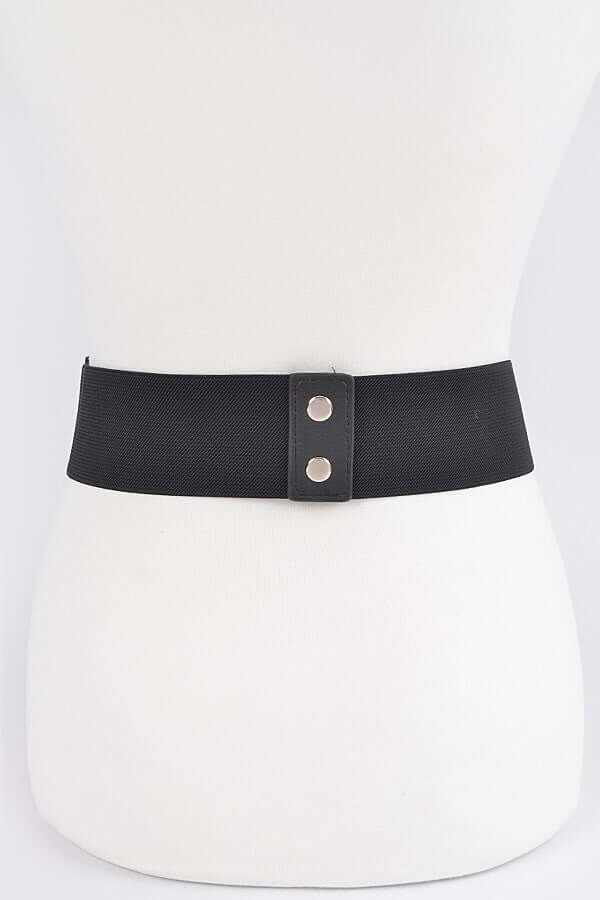 O-Ring Faux Leather Chain Belt