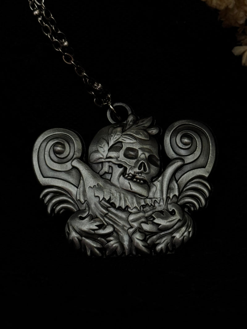 Carved In Stone- Skull and Plumes by Seance Perfumes