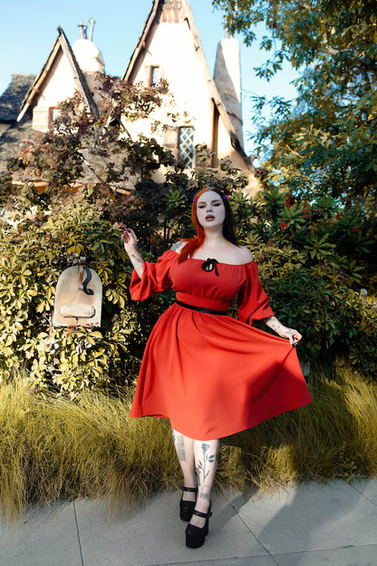 Eva Dress Pumpkin by The Oblong Box Shop