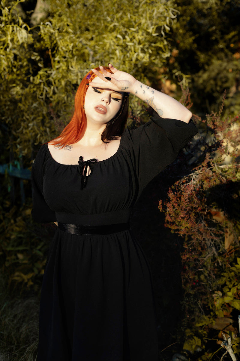 Eva Black Dress - Wax Poetic Clothing Eva Black Dress - Wax Poetic Clothing
