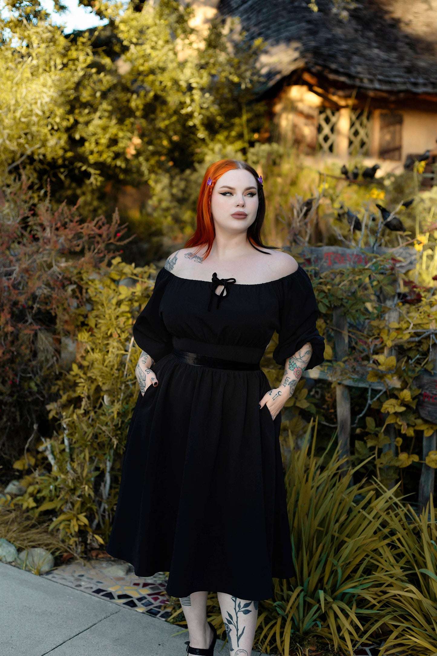 Eva Dress Black by Oblong Box Shop