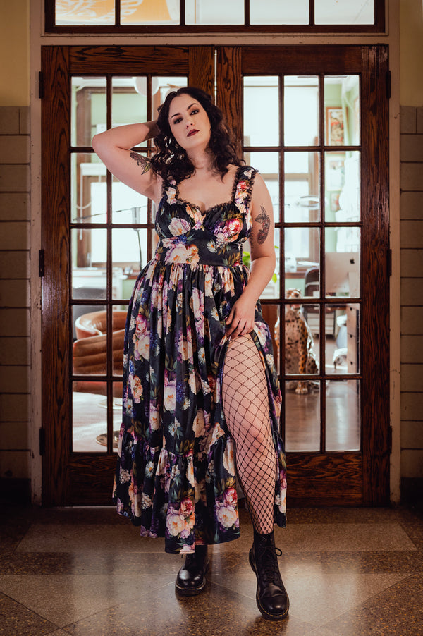 *PRE ORDER* Cosette Maxi Dress in Boudoir Floral Print