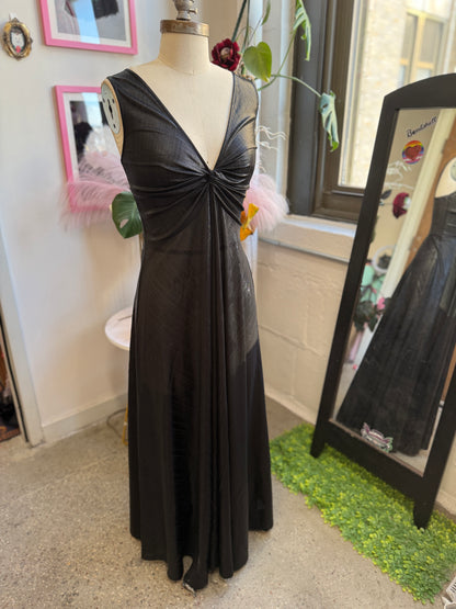Siren Dress in Black Ink