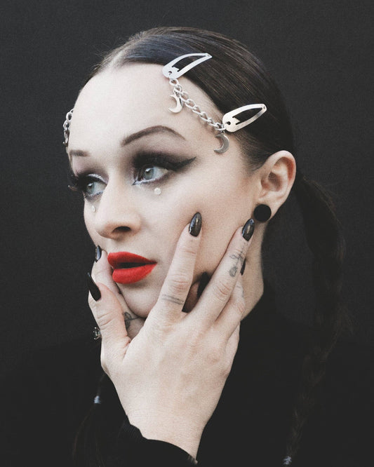 Double Moon Hair Clips by The Pretty Cult