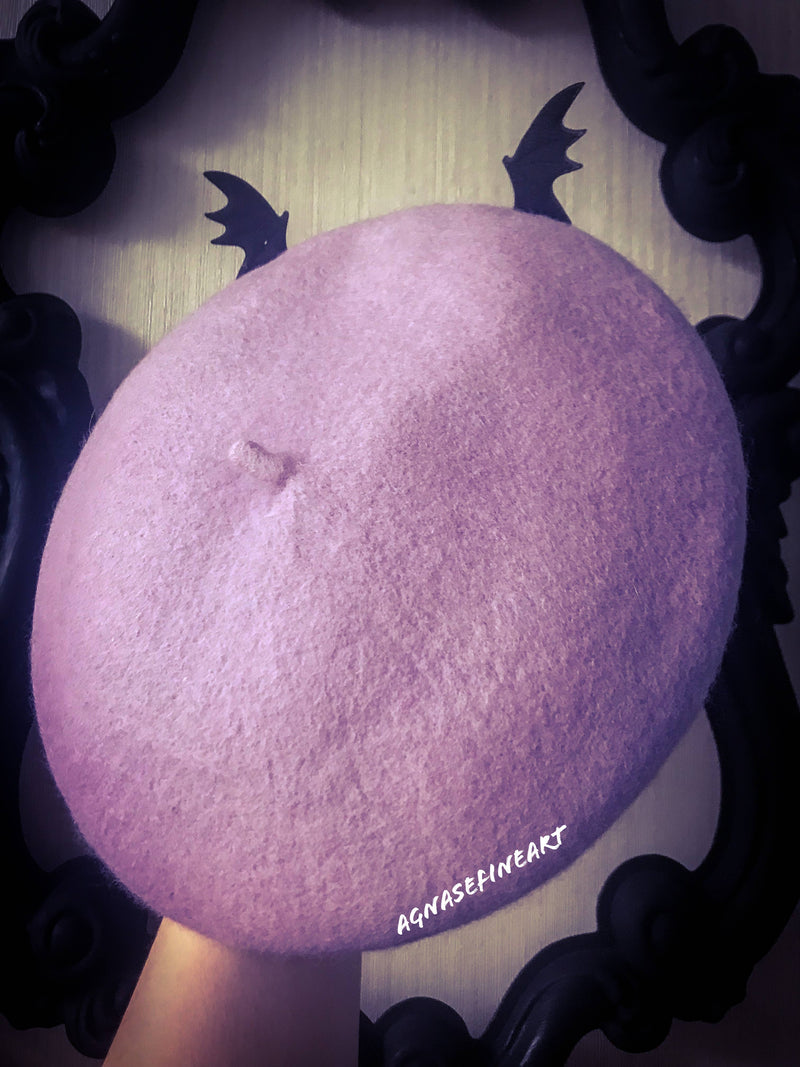 Batty Beret in Lavender from Blessed By Lilith