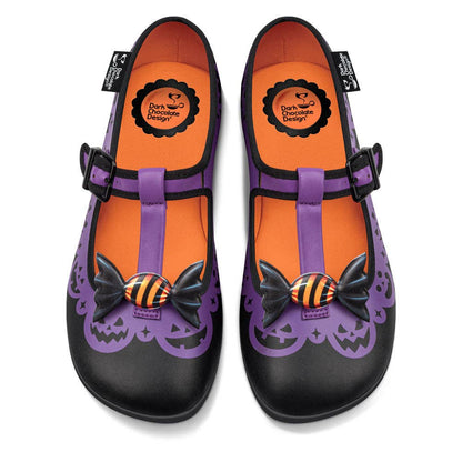 Chocolaticas® Pumpkin Twist Women's Mary Jane Flat