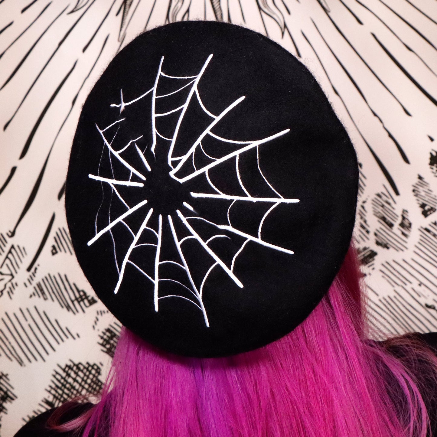 SPIDERWEB -Black Beret by Black Thorn LA