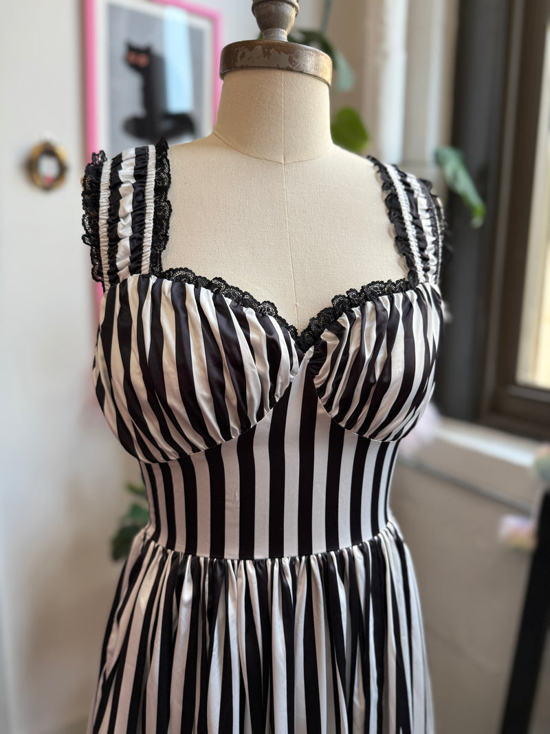 Cosette Maxi Dress in Sleepy Hollow Stripe