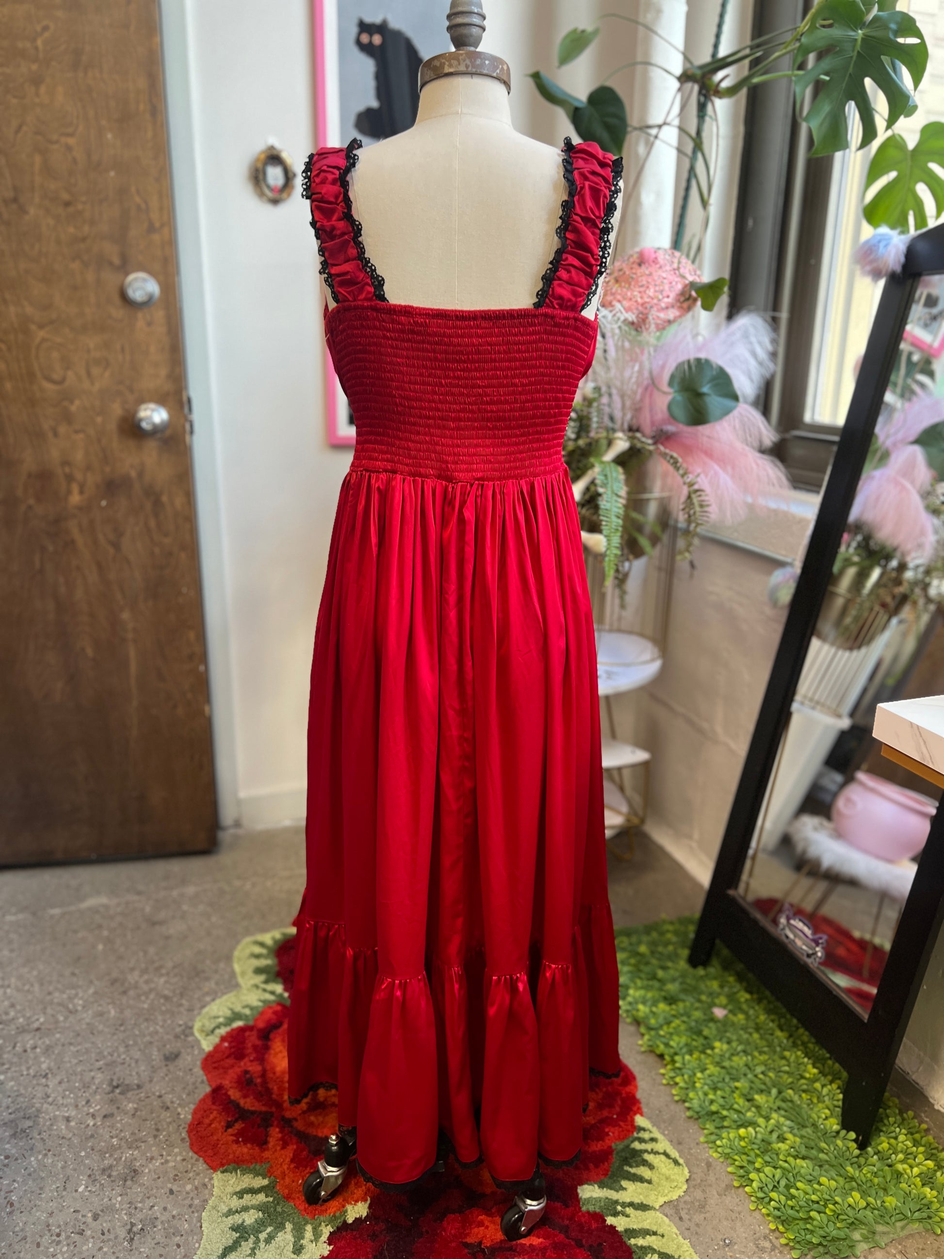 Cosette Maxi Dress in Crimson Red Cosette Maxi Dress in Crimson Red