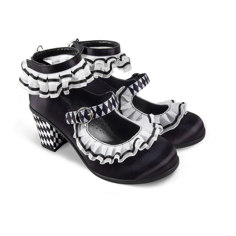 Chocolaticas® Mid Heels Arlequin Women's Mary Jane Pump