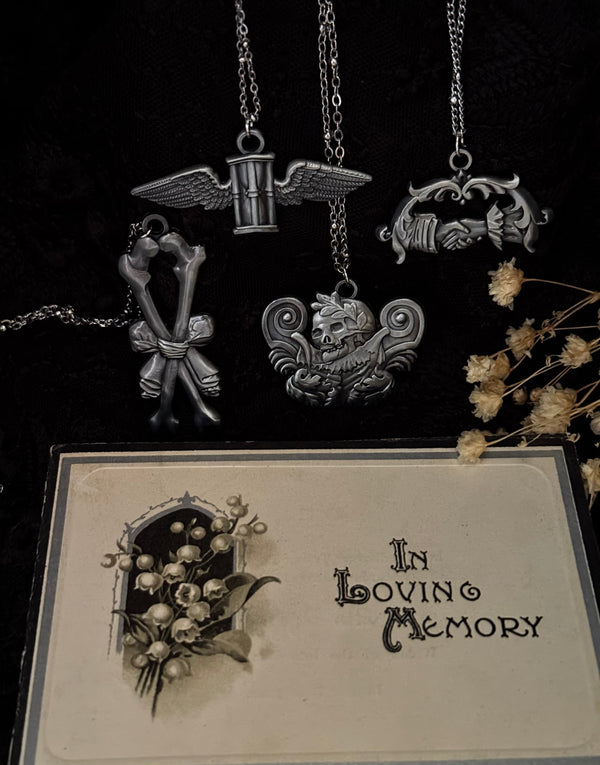 Carved In Stone- Hour Glass with Wings by Seance