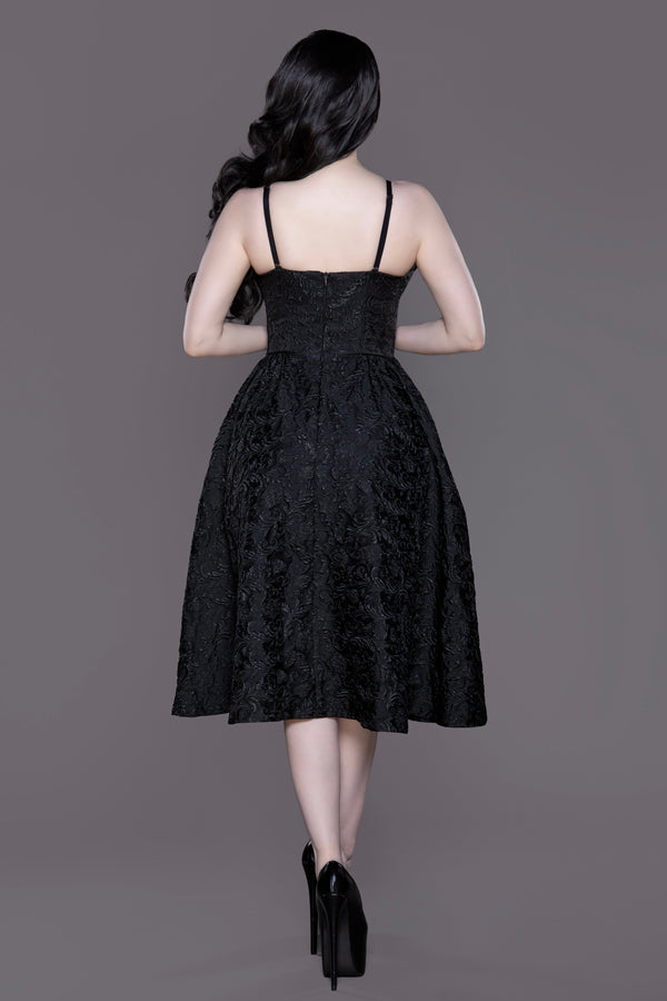 Weasel Wear Dragon Damask Swing Dress