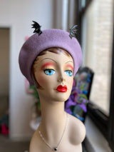 Batty Beret in Lavender from Blessed By Lilith