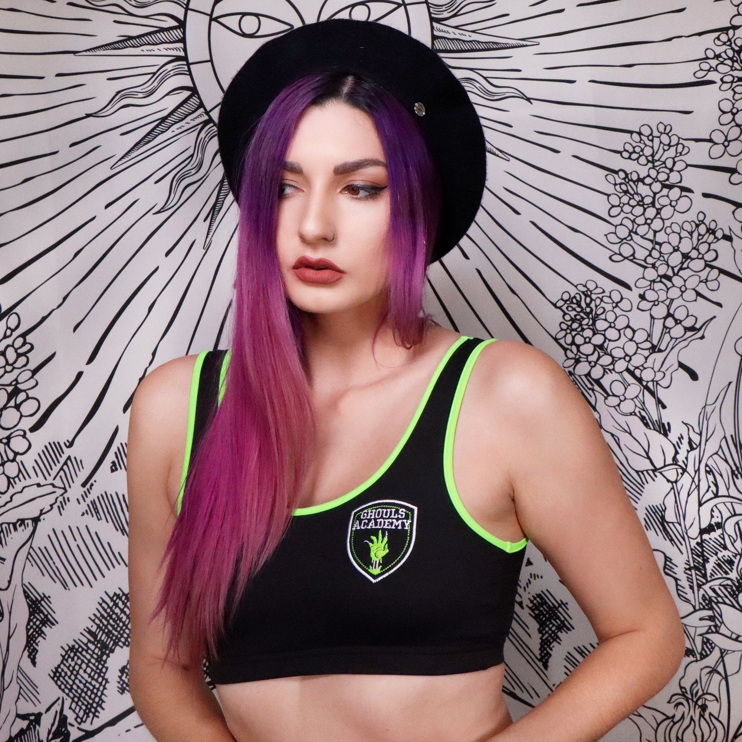 GHOUL'S ACADEMY - Cozy Bra Top by Black Thorn LA