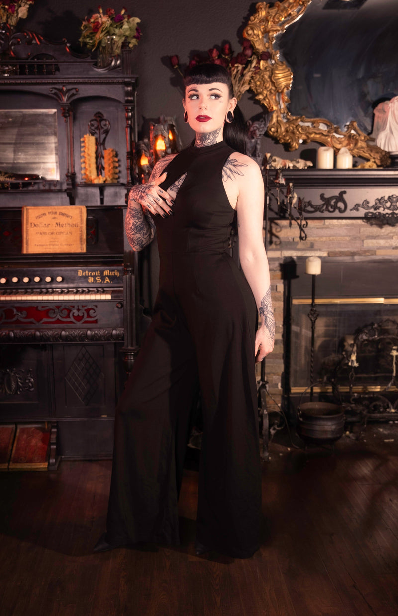 Spellbound Keyhole Jumpsuit by Elle Rebel