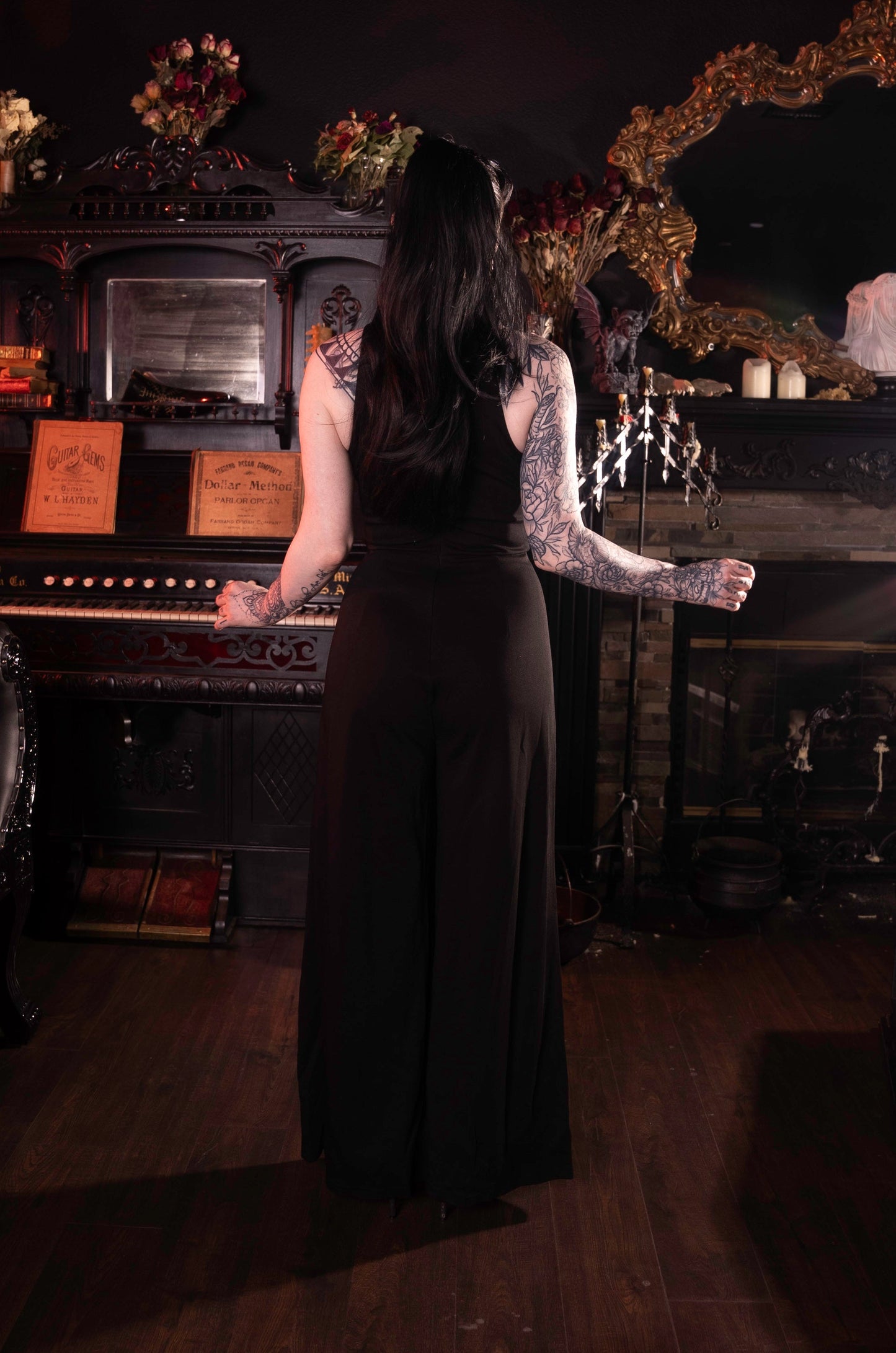 Spellbound Keyhole Jumpsuit by Elle Rebel