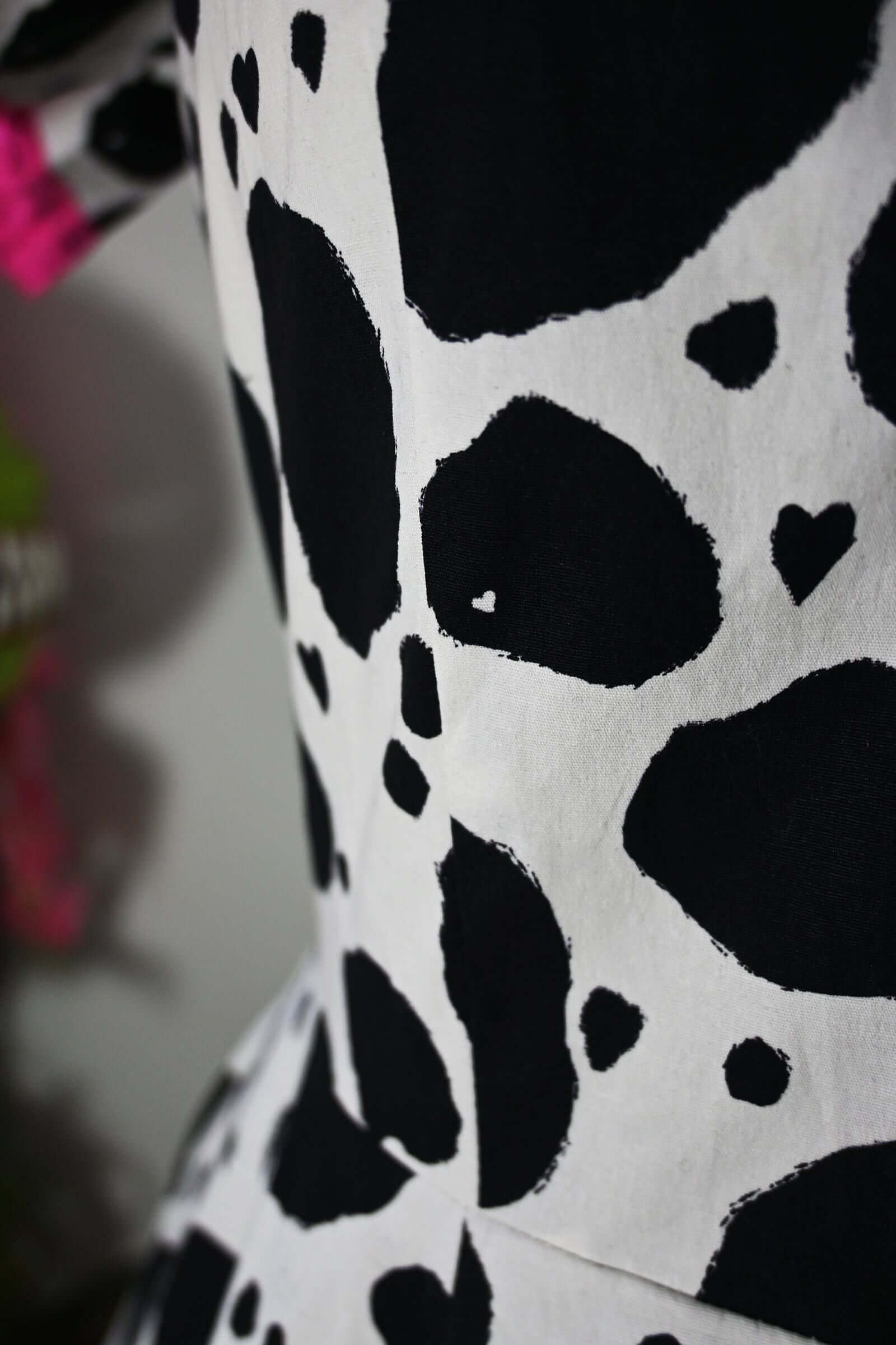 Adelaide Mini Swing dress in Bessie Moo Cow print L Adelaide Mini Swing dress in Bessie Moo Cow print L