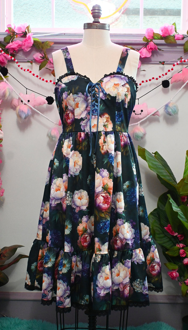 Heidi Swing Dress in Boudoir Floral Print