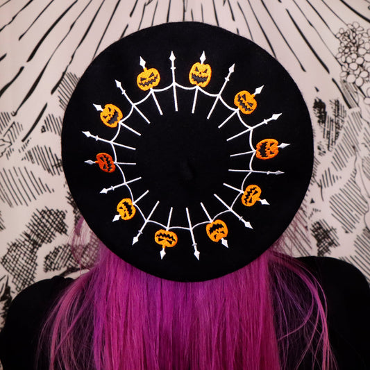 PUMPKIN PATCH GATES - Black Beret by Black Thorn LA