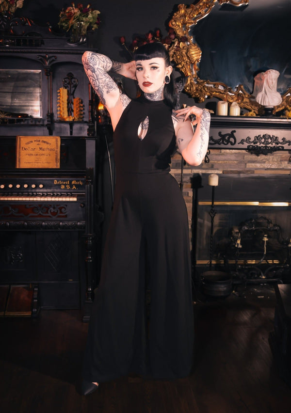 Spellbound Keyhole Jumpsuit by Elle Rebel