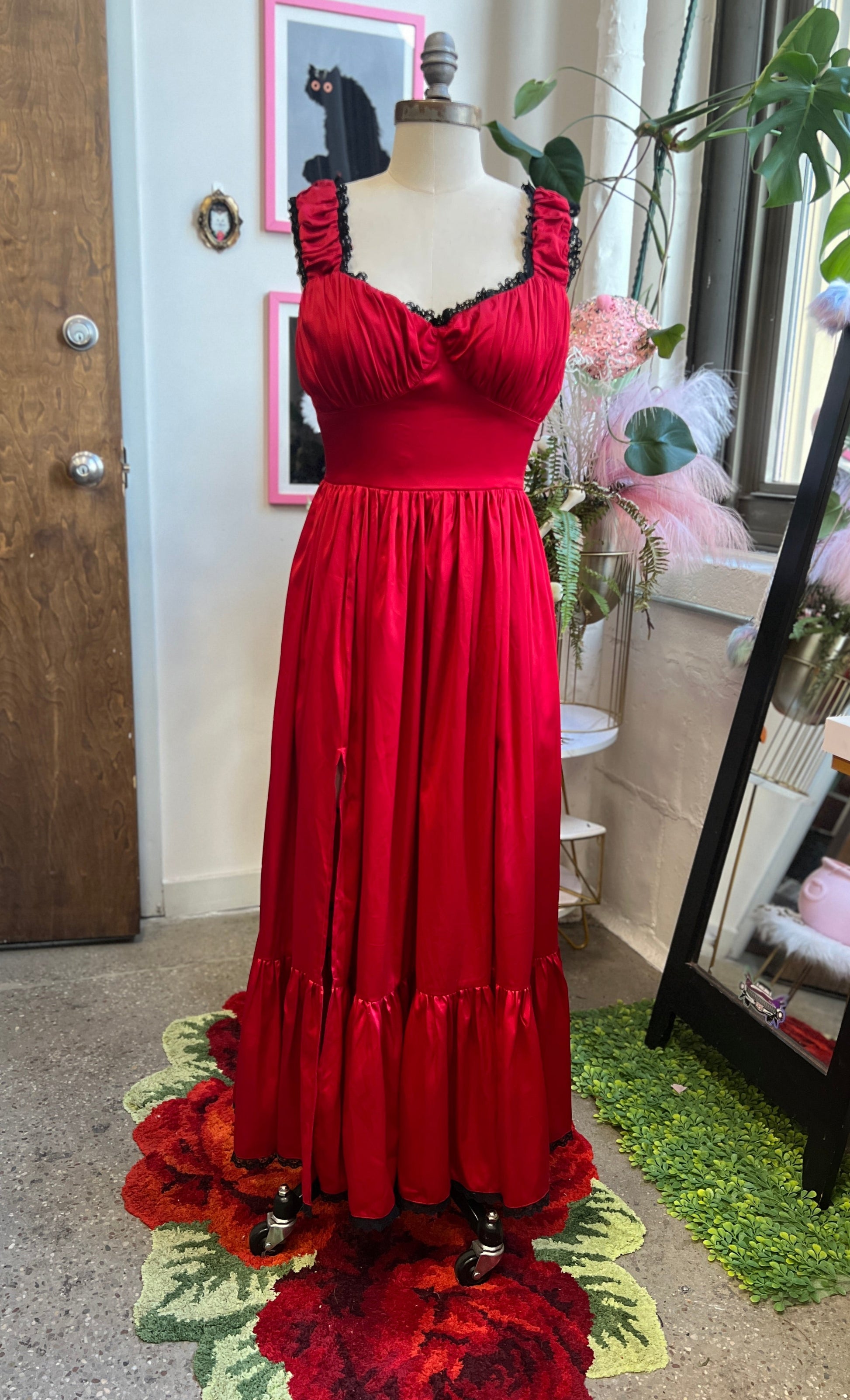 Cosette Maxi Dress in Crimson Red Cosette Maxi Dress in Crimson Red