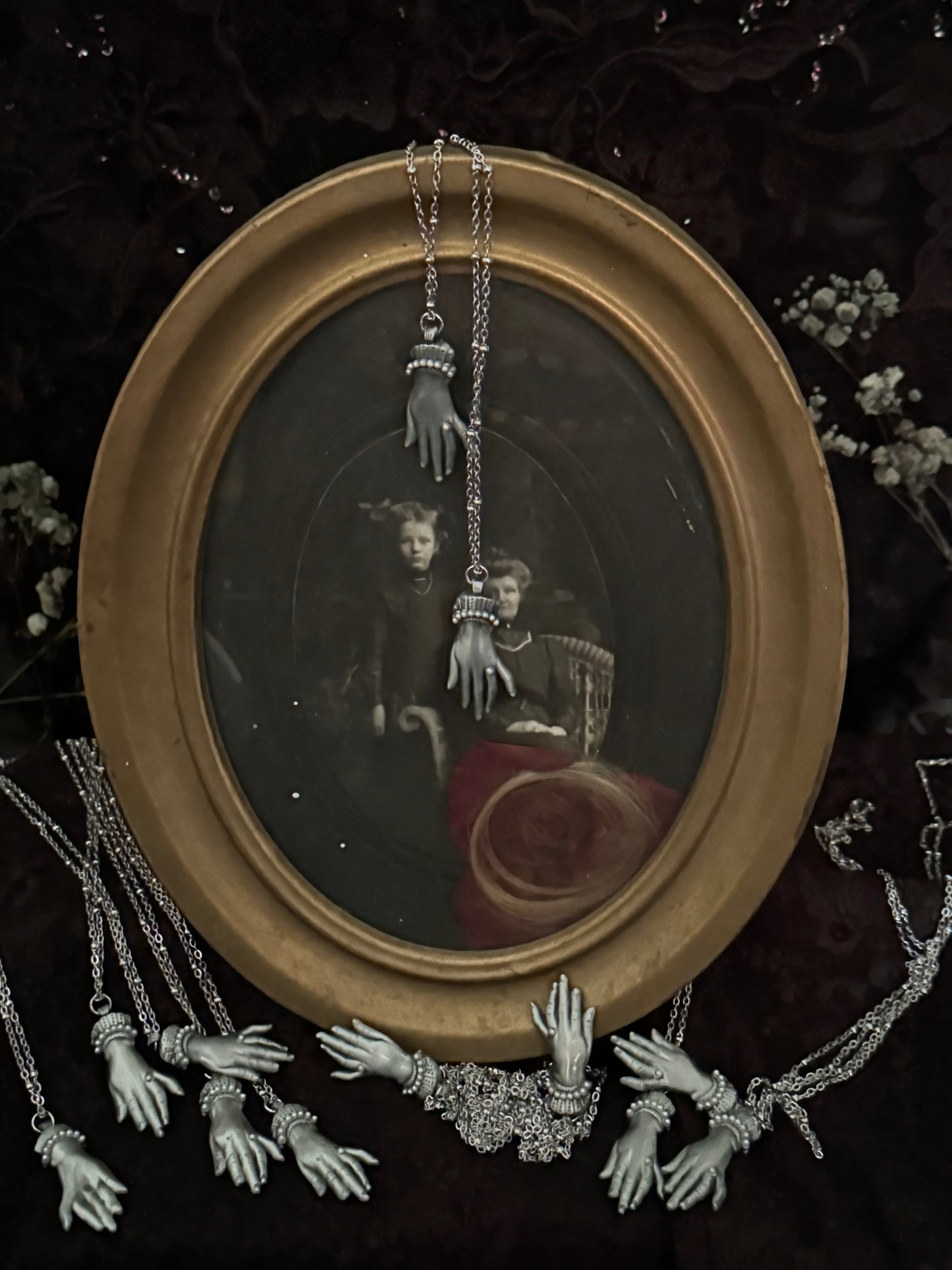 Victorian Hand necklace by Seance