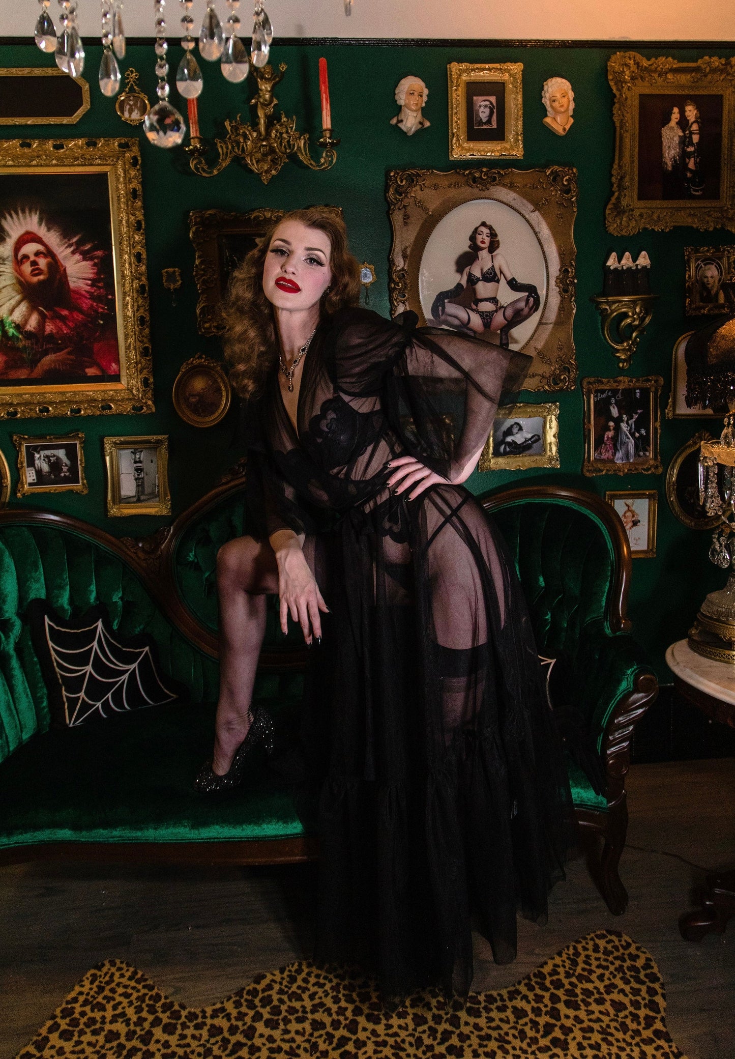 Timeless Temptress Tulle Robe Dress By Elle Rebel