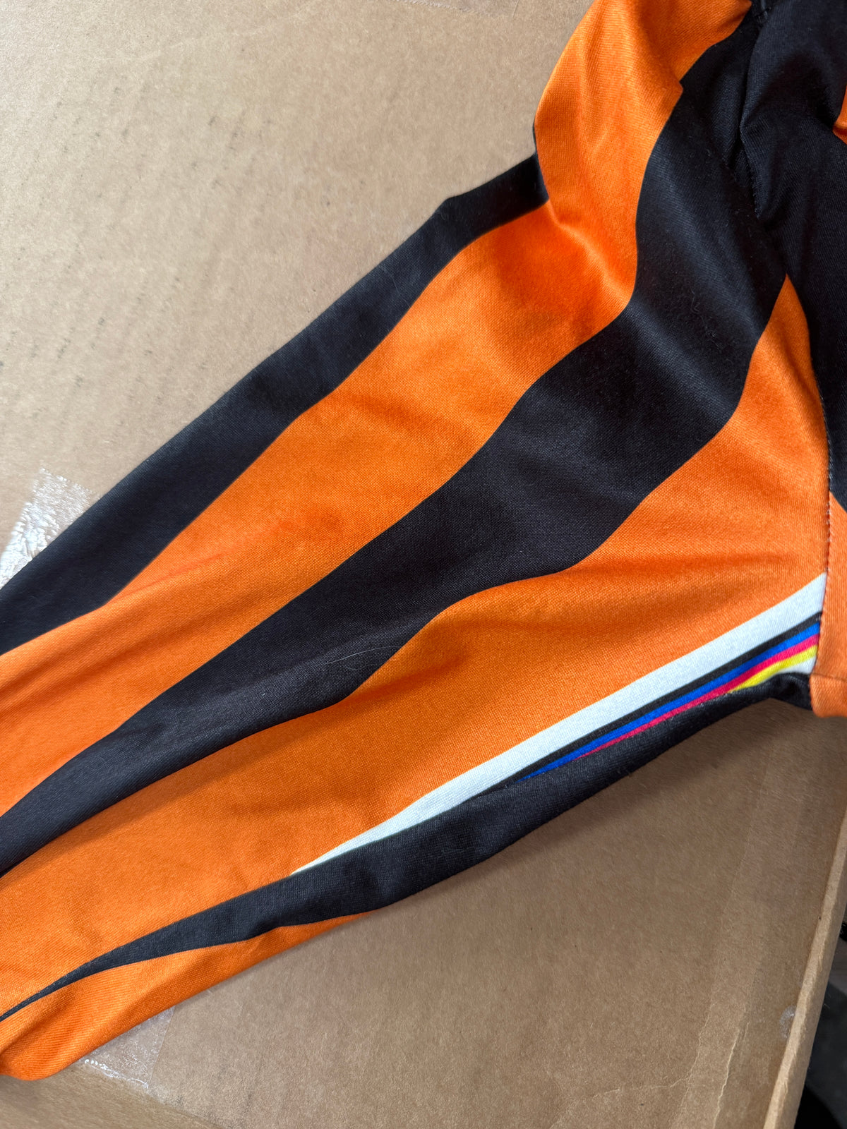 FLAWED Wednesday Dress in Pumpkin Spice Stripe