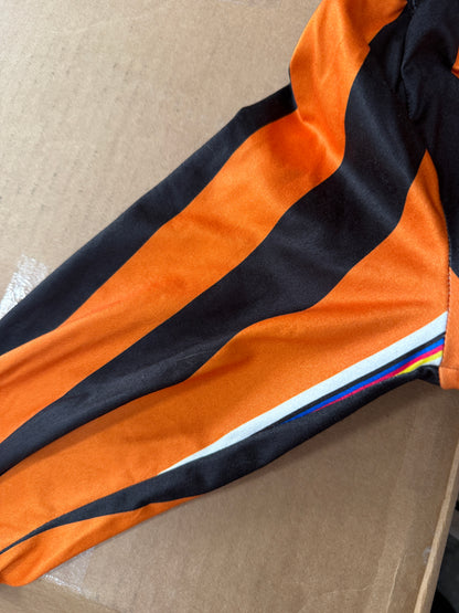 FLAWED Wednesday Dress in Pumpkin Spice Stripe