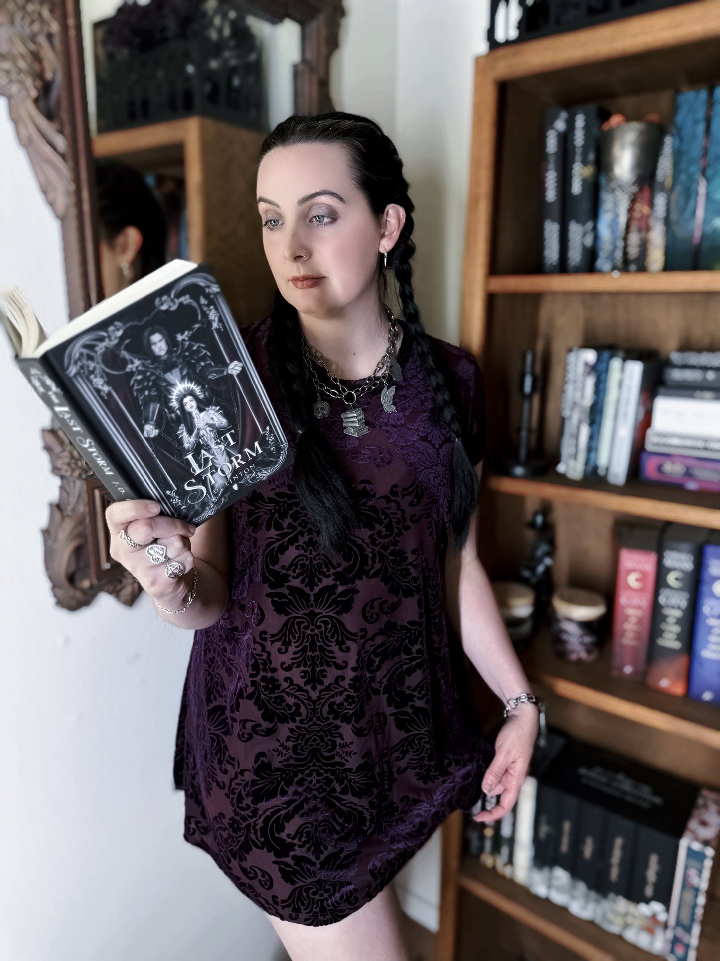 Ashen Violet Dress by The Pretty Cult