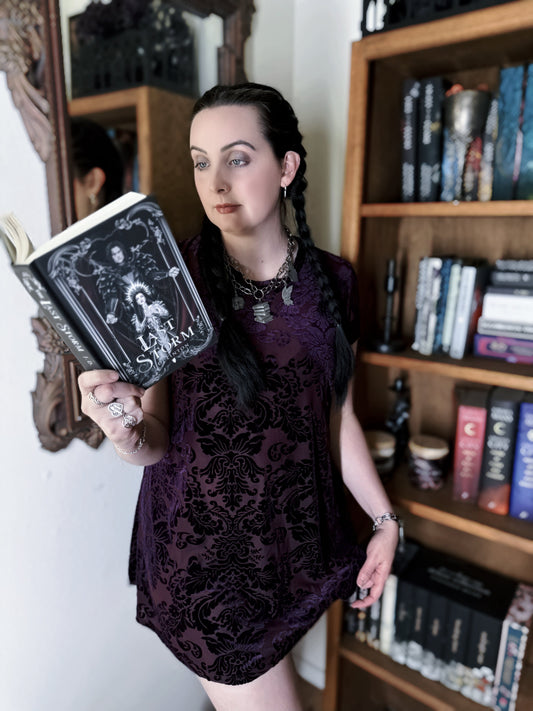 Ashen Violet Dress by The Pretty Cult