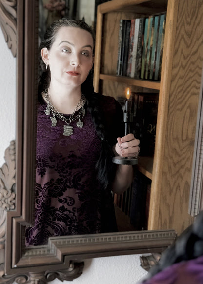 Ashen Violet Dress by The Pretty Cult