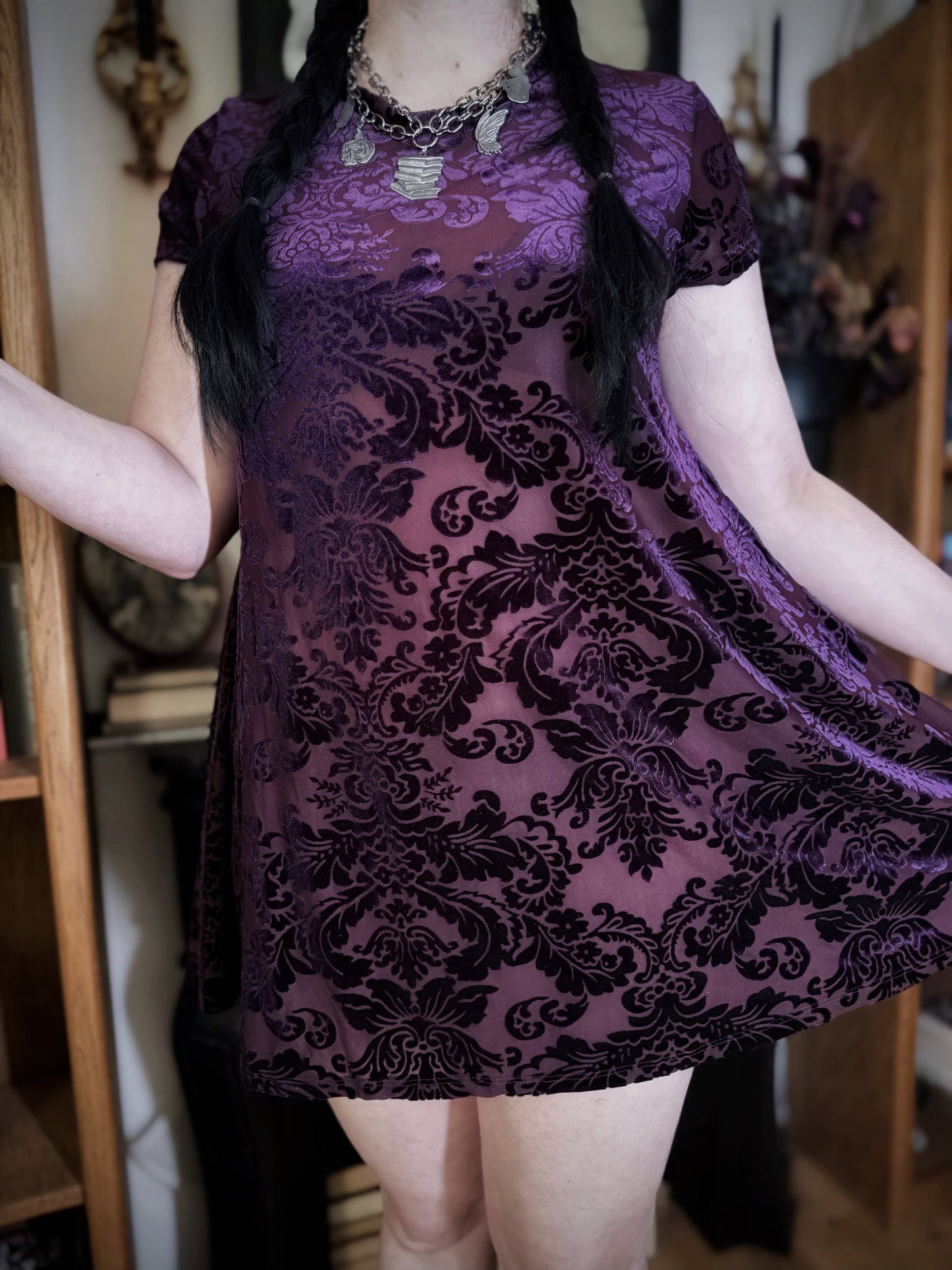 Ashen Violet Dress by The Pretty Cult