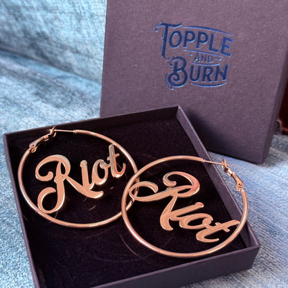 Riot Hoops by Topple and Burn