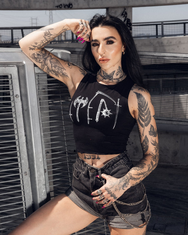 Van Helsing Crop Top by The Pretty Cult