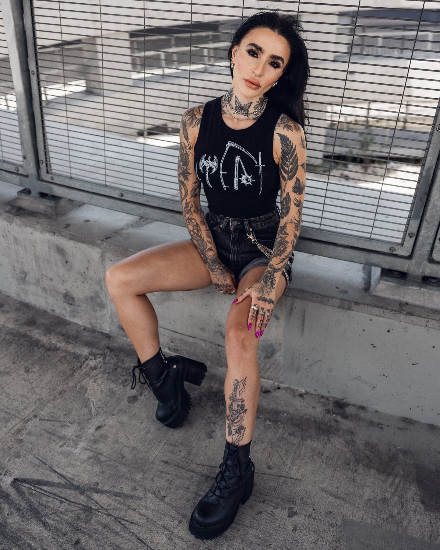 Van Helsing Crop Top by The Pretty Cult