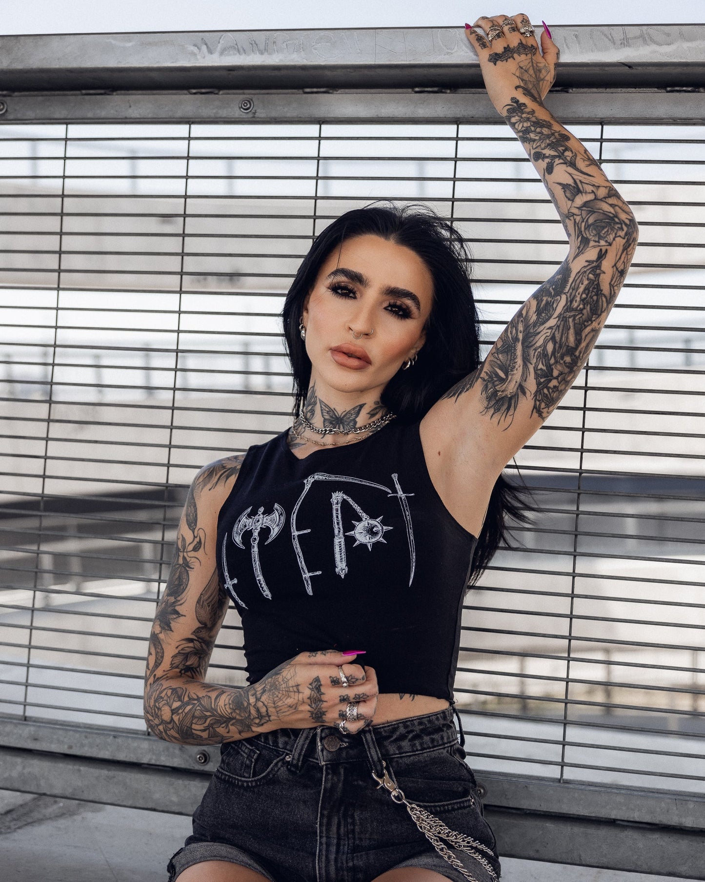 Van Helsing Crop Top by The Pretty Cult