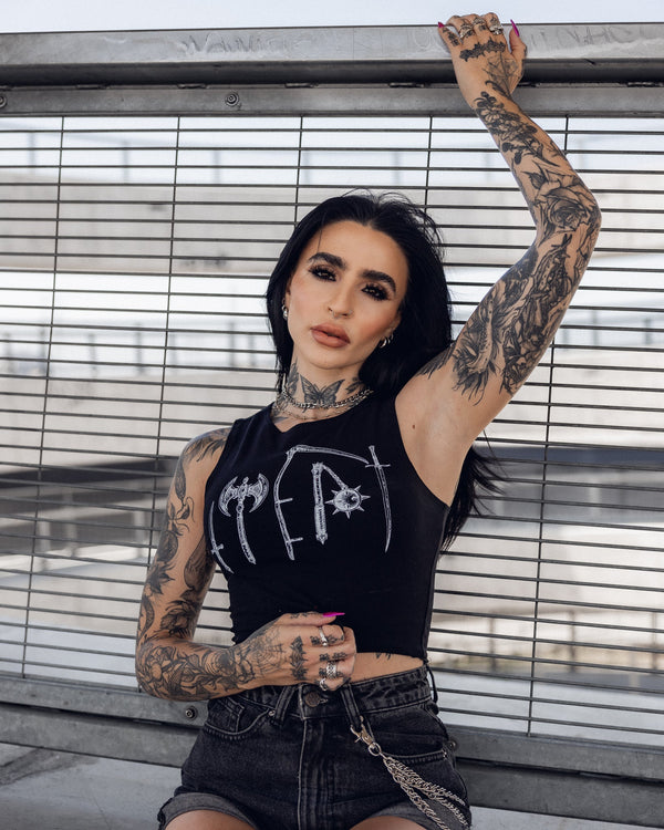 Van Helsing Crop Top by The Pretty Cult
