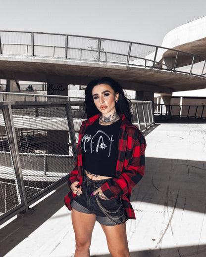 Van Helsing Crop Top by The Pretty Cult